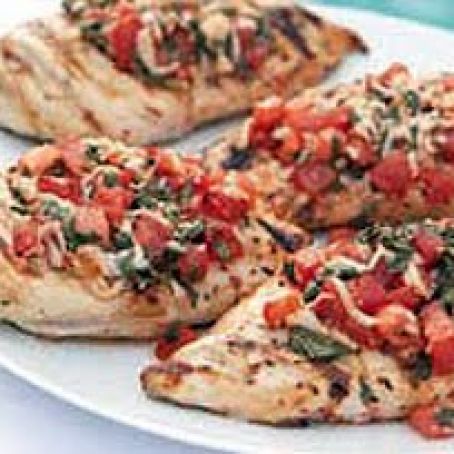 Chicken - Grilled Bruschetta Chicken