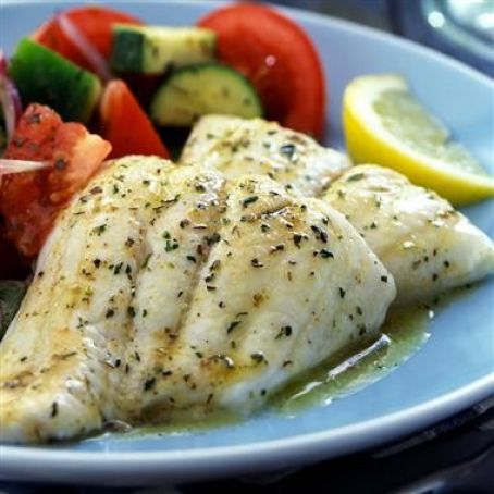 Tilapia with Savory Herb Butter
