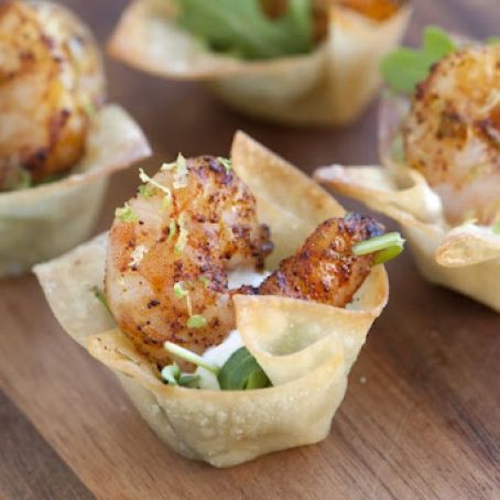 Chili Lime Shrimp Cups