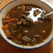 Beef Stew with Mushrooms, Onions and Beer