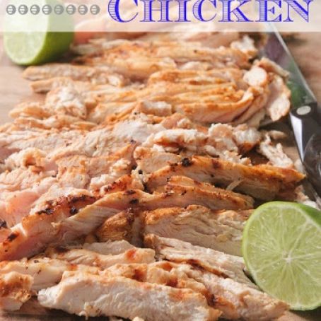 Grilled Taco and Lime Chicken for Tacos