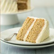 Banana Cake with Fluffy Cream Cheese Frosting