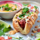 QUESO CHEESE HOT DOGS