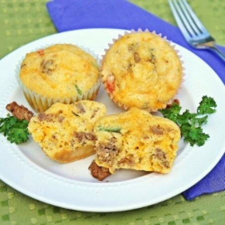 Savory Sausage Breakfast Muffins