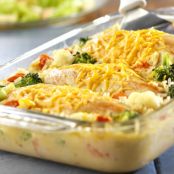 Cheesy Chicken & Rice Casserole