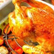 POLLO ROSTIZADO EN SALSA DE TRES CHILES