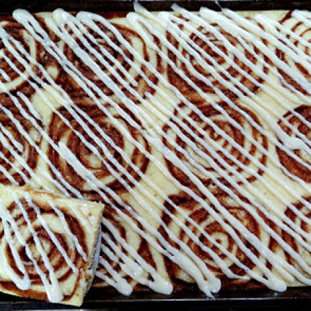 Pancake Squares - Cinnamon Roll