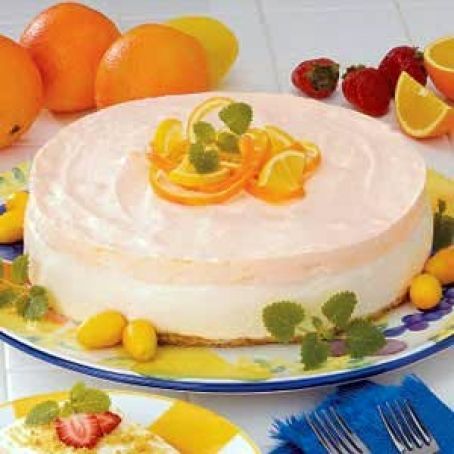 Orange Cream Cheesecake