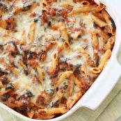 Baked Sausage, Sun-Dried Tomato and Spinach Penne
