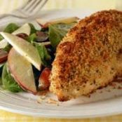 Buttermilk Baked Chicken with Spinach Salad