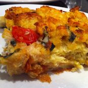 Tomato-Basil Bread Pudding