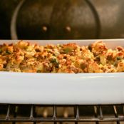 Paleo “Cornbread” and Sausage Stuffing (Grain-Free, Gaps, Paleo)