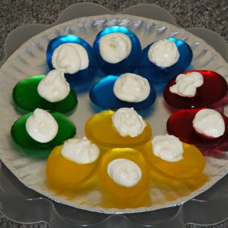 Jell-O 'Deviled' Eggs