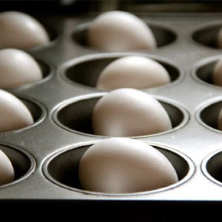 Hardboiled Eggs in the Oven