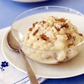 rice pudding with raisins