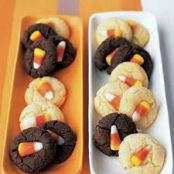 Candy Corn sugar cookies