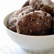 Chocolate coconut hedgie cookies