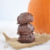 cookie - Flourless Chocolate Pumpkin Cookies
