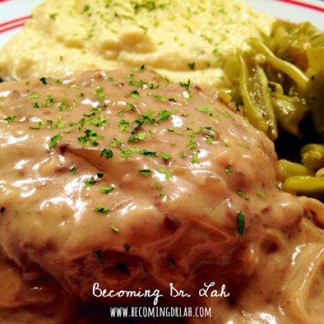 HAMBURGER STEAK WITH GRAVY