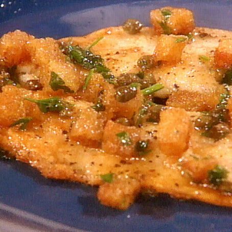 Butterflied Trout in Lemon Caper Butter