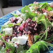 Beet & Quinoa Salad With Walnuts & Goat Cheese