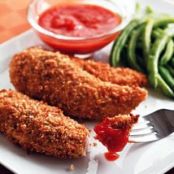 Parmesan Chicken Tenders with Marinara Dipping Sauce