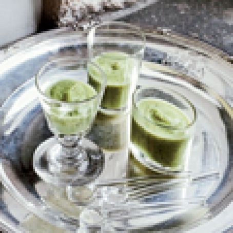 Zucchini Soup with Crème Fraîche