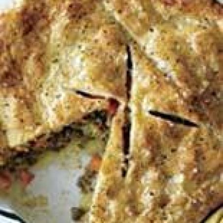 Beef, Cheddar and Potato Pie