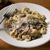 Tortellini with Mushroom Sauce