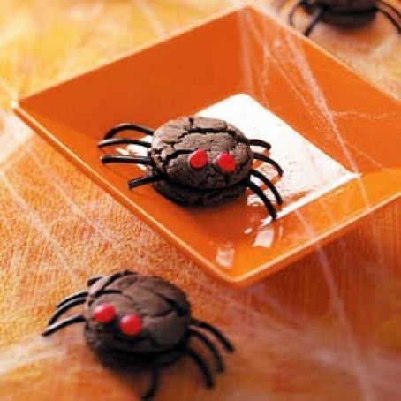 Creepy Spider Cookies