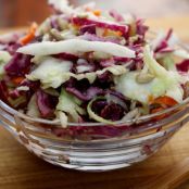 Coconut Oil Vinaigrette Coleslaw