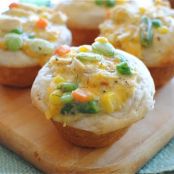 Chicken Pot Pie Cupcakes