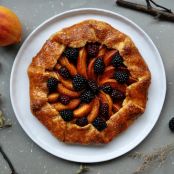 Peach & Blackberry Galette