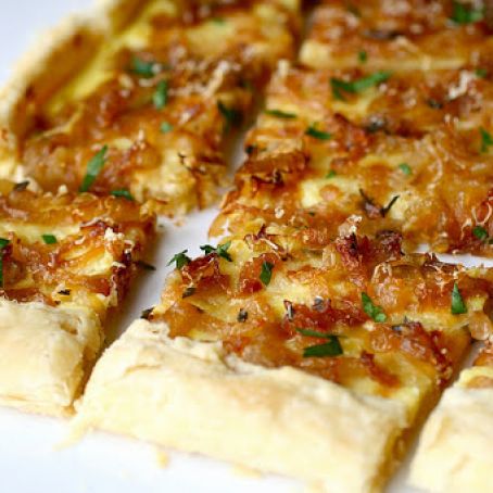 Caramelized-Onion Tartlets