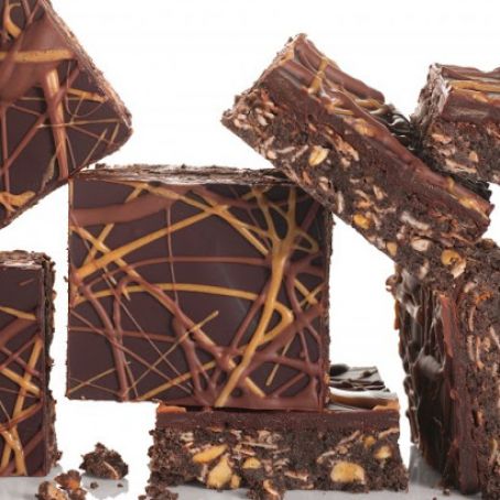 No-Bake Chocolate and Peanut Butter Oatmeal Bars