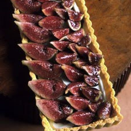 Fig Tart with Cream Cheese Filling