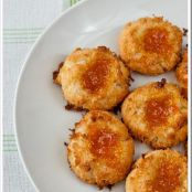 Coconut-Almond Thumbprint Macaroons