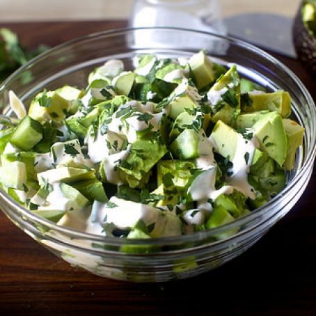 Obsessively Good Avocado Cucumber Salad
