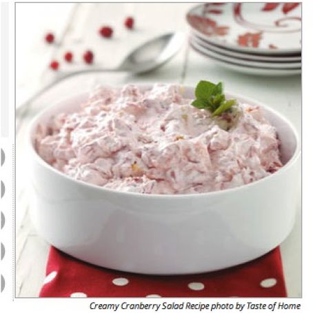 Creamy Cranberry Salad Recipe