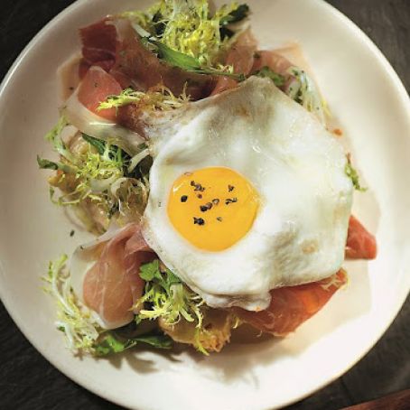 Brioche with Prosciutto, Gruyère & a Sunny-Side-Up Egg