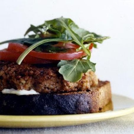 BULGAR BURGERS w/LIME MAYONNAISE