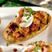 Sinfully Stuffed Potato Skins