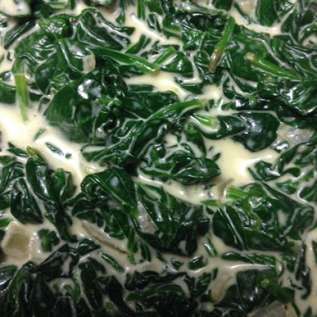 Light and Easy Creamed Spinach