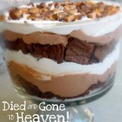 DIED AND GONE TO HEAVEN (aka chocolate trifle)