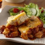 BBQ Chicken Pizza Bake