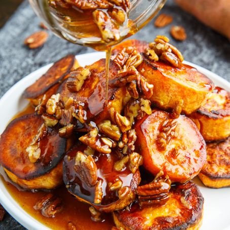Maple Pecan Melting Sweet Potatoes