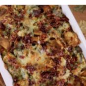 Leek & Artichoke Bread Pudding