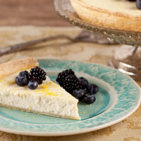 Lemony Ricotta Pie