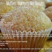 Muffins that taste like Donuts