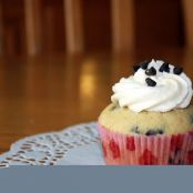 Mini Chocolate Chip Pancake Cupcakes with Maple Syrup Buttercream